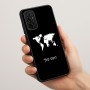 כיסוי בעיצוב אישי עם השם שלך לדגם - Motorola Moto G57 Power 5G בעיצוב מפת העולם