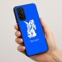 כיסוי בעיצוב אישי עם השם שלך לדגם - Motorola Moto G57 Power 5G בעיצוב ארנב מחזיק גזר