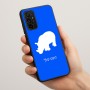 כיסוי בעיצוב אישי עם השם שלך לדגם - Motorola Moto G57 Power 5G בעיצוב קרנף