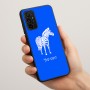 כיסוי בעיצוב אישי עם השם שלך לדגם - Motorola Moto G57 Power 5G בעיצוב זברה