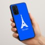 כיסוי בעיצוב אישי עם השם שלך לדגם - Motorola Moto G57 Power 5G בעיצוב מגדל אייפל