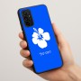 כיסוי בעיצוב אישי עם השם שלך לדגם - Motorola Moto G57 Power 5G בעיצוב פרח היביסקוס