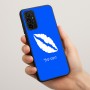 כיסוי בעיצוב אישי עם השם שלך לדגם - Motorola Moto G57 Power 5G בעיצוב שפתיים - נשיקה