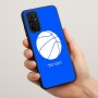 כיסוי בעיצוב אישי עם השם שלך לדגם - Motorola Moto G57 Power 5G בעיצוב כדורסל