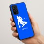 כיסוי בעיצוב אישי עם השם שלך לדגם - Motorola Moto G57 Power 5G בעיצוב סקי