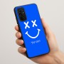 כיסוי בעיצוב אישי עם השם שלך לדגם - Motorola Moto G57 Power 5G בעיצוב סמיילי