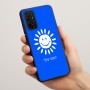 כיסוי בעיצוב אישי עם השם שלך לדגם - Motorola Moto G57 Power 5G בעיצוב שמש