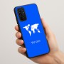 כיסוי בעיצוב אישי עם השם שלך לדגם - Motorola Moto G57 Power 5G בעיצוב מפת העולם