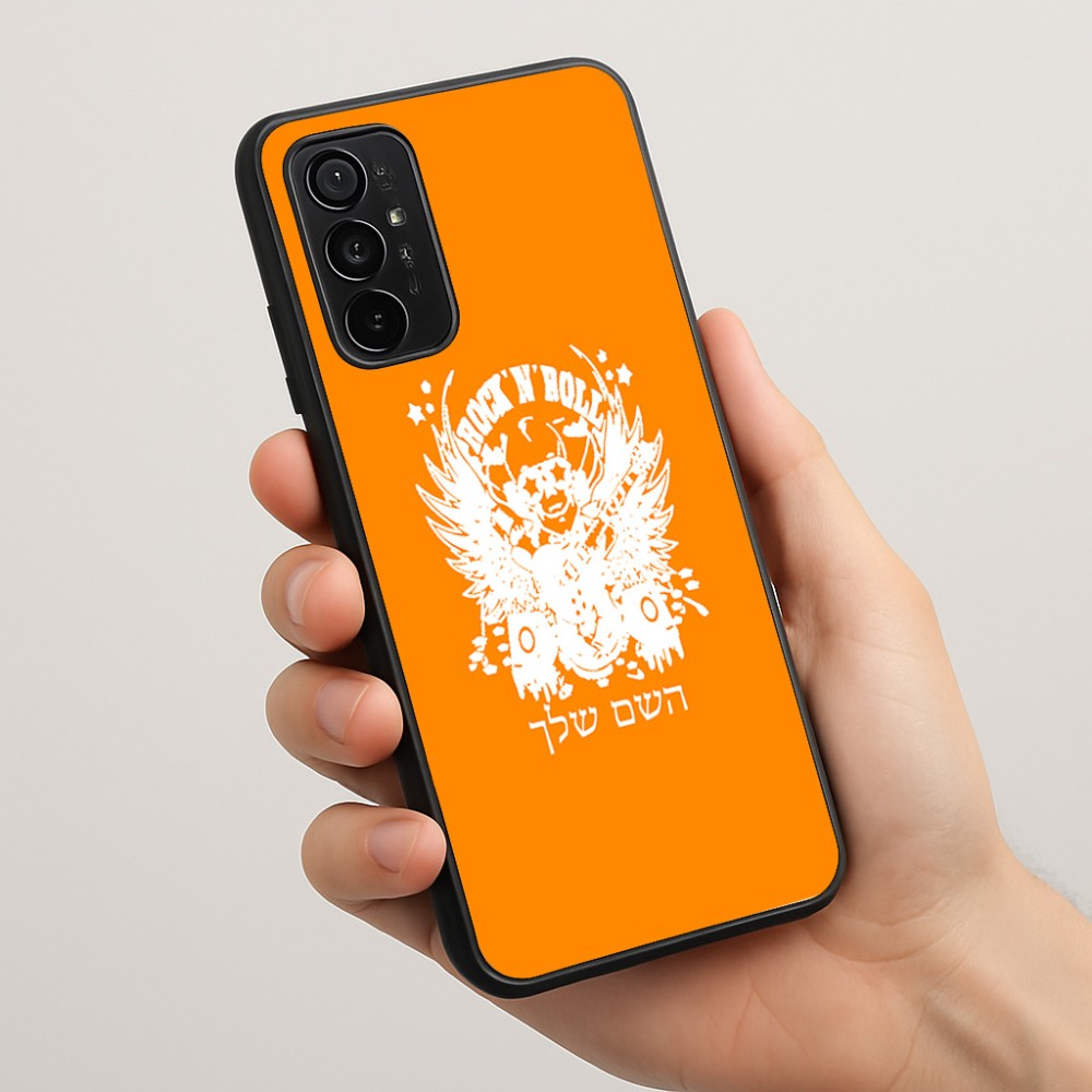 כיסוי בעיצוב אישי עם השם שלך לדגם - Motorola Moto G57 Power 5G בעיצוב רוקנרול