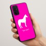 כיסוי בעיצוב אישי עם השם שלך לדגם - Motorola Moto G57 Power 5G בעיצוב סוס
