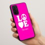 כיסוי בעיצוב אישי עם השם שלך לדגם - Motorola Moto G57 Power 5G בעיצוב אהבה