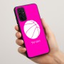 כיסוי בעיצוב אישי עם השם שלך לדגם - Motorola Moto G57 Power 5G בעיצוב כדורסל