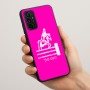 כיסוי בעיצוב אישי עם השם שלך לדגם - Motorola Moto G57 Power 5G בעיצוב רוכב סוסים