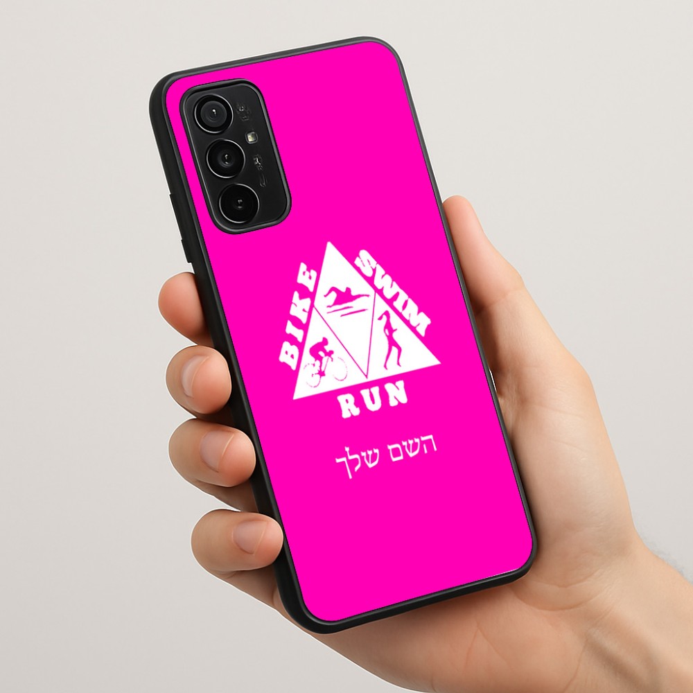 כיסוי בעיצוב אישי עם השם שלך לדגם - Motorola Moto G57 Power 5G בעיצוב טריאתלון