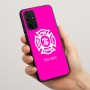 כיסוי בעיצוב אישי עם השם שלך לדגם - Motorola Moto G57 Power 5G בעיצוב כבאי - תגית