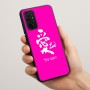 כיסוי בעיצוב אישי עם השם שלך לדגם - Motorola Moto G57 Power 5G בעיצוב אהבה באותיות יפניות