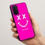 כיסוי בעיצוב אישי עם השם שלך לדגם - Motorola Moto G57 Power 5G בעיצוב סמיילי