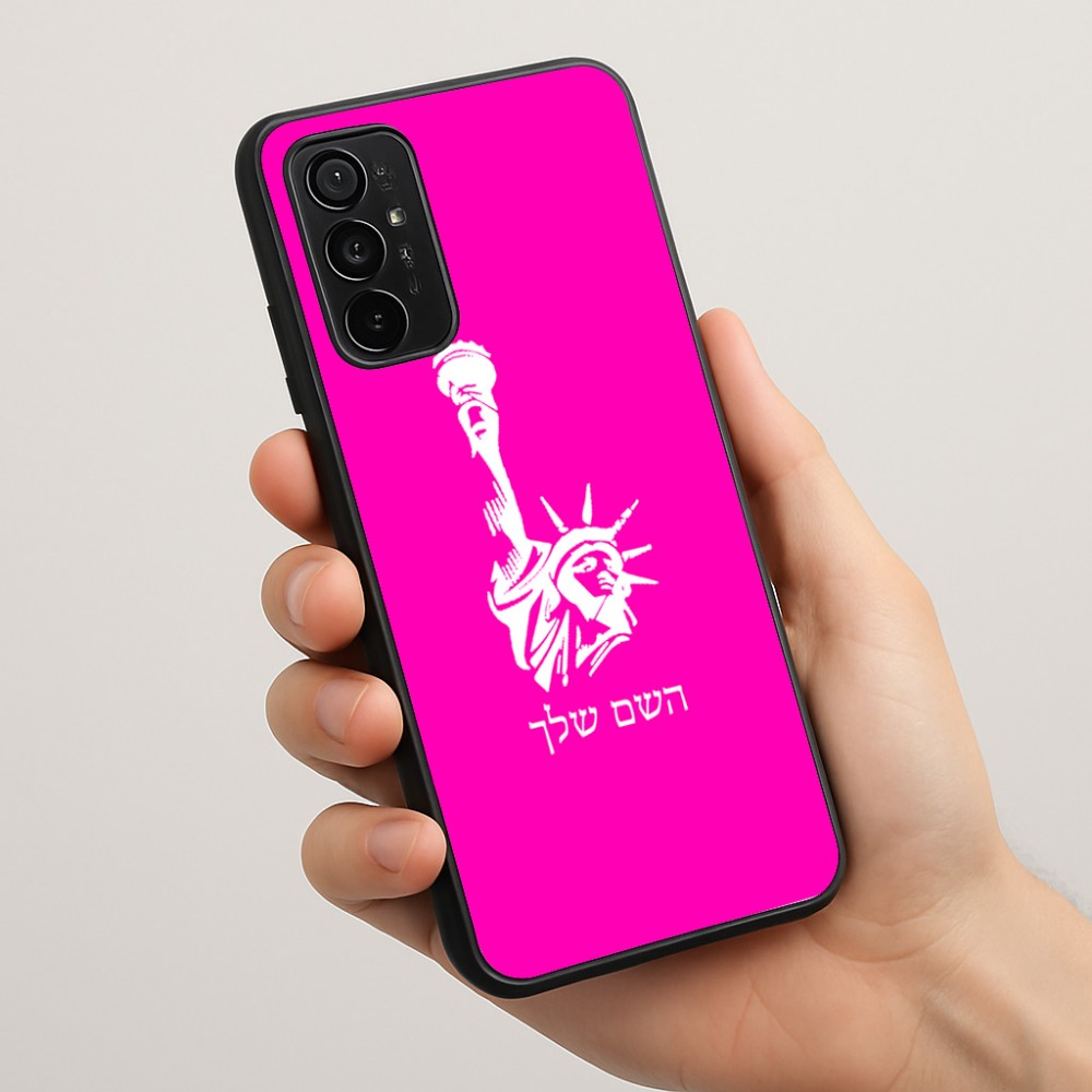 כיסוי בעיצוב אישי עם השם שלך לדגם - Motorola Moto G57 Power 5G בעיצוב פסל החירות