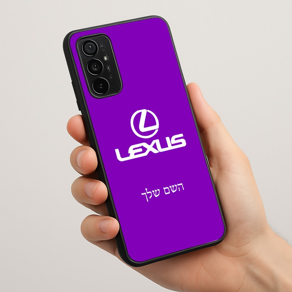 כיסוי בעיצוב אישי עם השם שלך לדגם - Motorola Moto G57 Power 5G בעיצוב לקסוס
