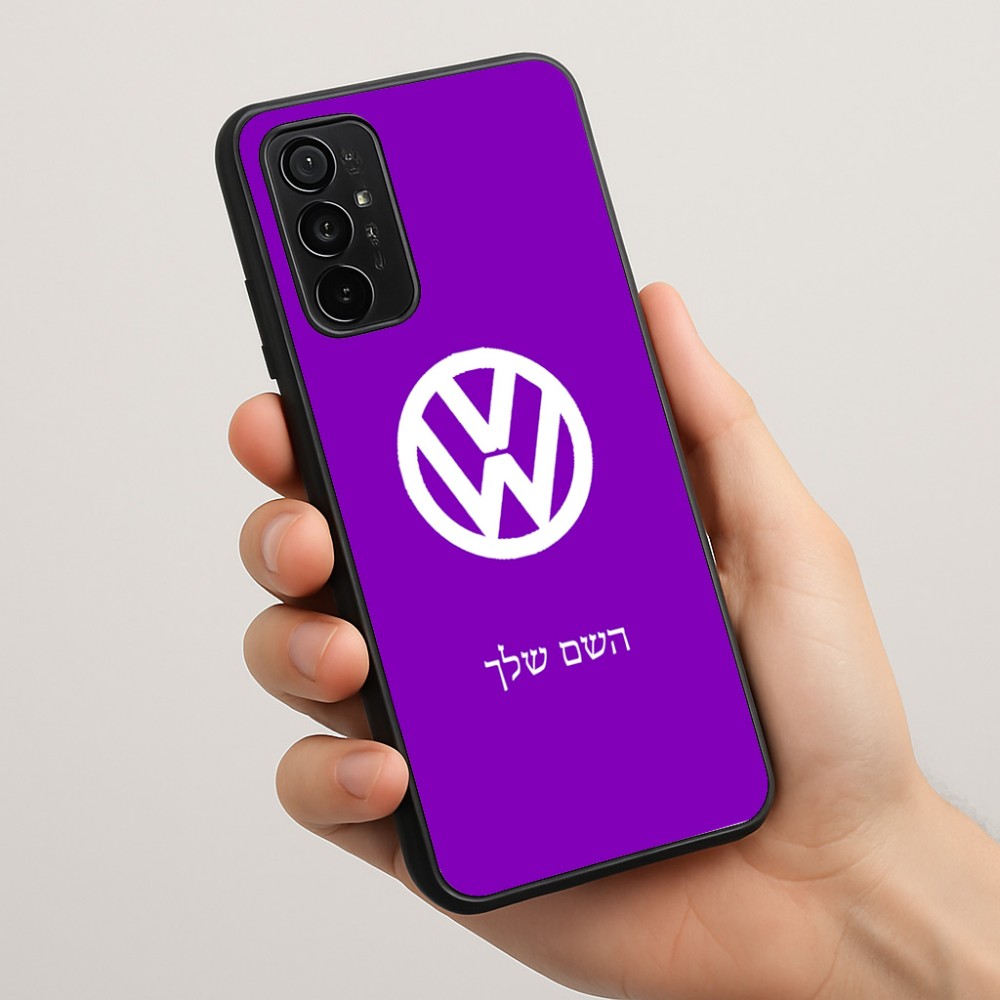 כיסוי בעיצוב אישי עם השם שלך לדגם - Motorola Moto G57 Power 5G בעיצוב פולקסווגן