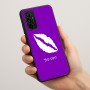 כיסוי בעיצוב אישי עם השם שלך לדגם - Motorola Moto G57 Power 5G בעיצוב שפתיים - נשיקה