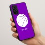 כיסוי בעיצוב אישי עם השם שלך לדגם - Motorola Moto G57 Power 5G בעיצוב כדורסל