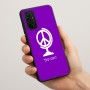 כיסוי בעיצוב אישי עם השם שלך לדגם - Motorola Moto G57 Power 5G בעיצוב גלובוסי שלום