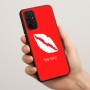 כיסוי בעיצוב אישי עם השם שלך לדגם - Motorola Moto G57 Power 5G בעיצוב שפתיים - נשיקה