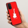 כיסוי בעיצוב אישי עם השם שלך לדגם - Motorola Moto G57 Power 5G בעיצוב גיטרה