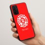 כיסוי בעיצוב אישי עם השם שלך לדגם - Motorola Moto G57 Power 5G בעיצוב כבאי - תגית