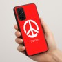 כיסוי בעיצוב אישי עם השם שלך לדגם - Motorola Moto G57 Power 5G בעיצוב סמל השלום
