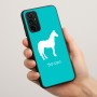 כיסוי בעיצוב אישי עם השם שלך לדגם - Motorola Moto G57 Power 5G בעיצוב סוס
