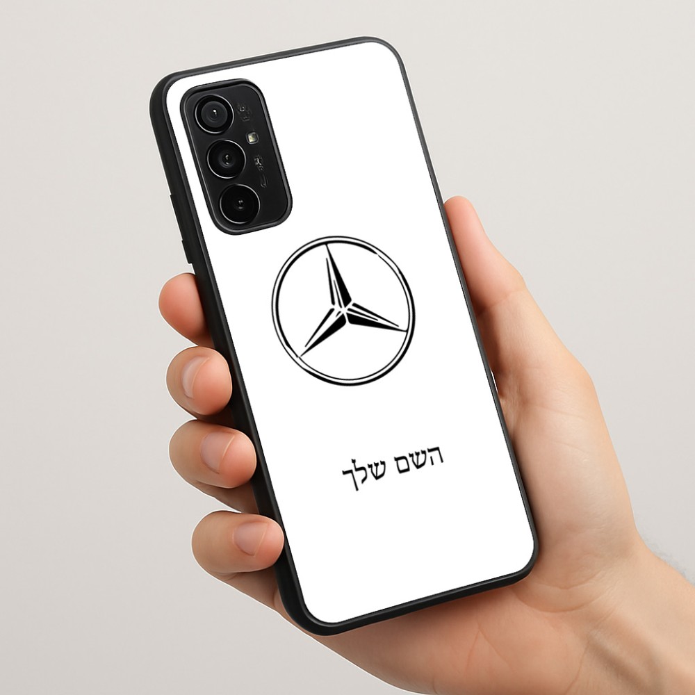 כיסוי בעיצוב אישי עם השם שלך לדגם - Motorola Moto G57 Power 5G בעיצוב מרצדס-בנץ