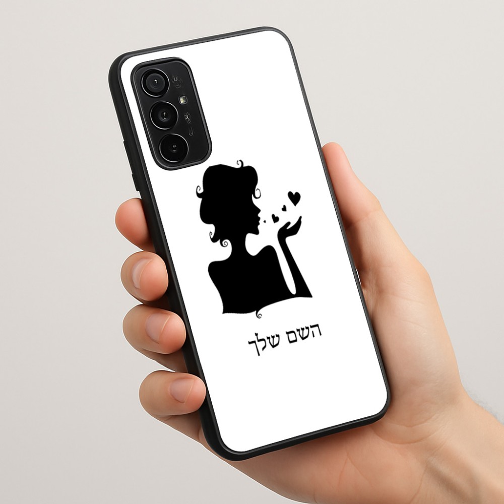 כיסוי בעיצוב אישי עם השם שלך לדגם - Motorola Moto G57 Power 5G בעיצוב אהבת נשים