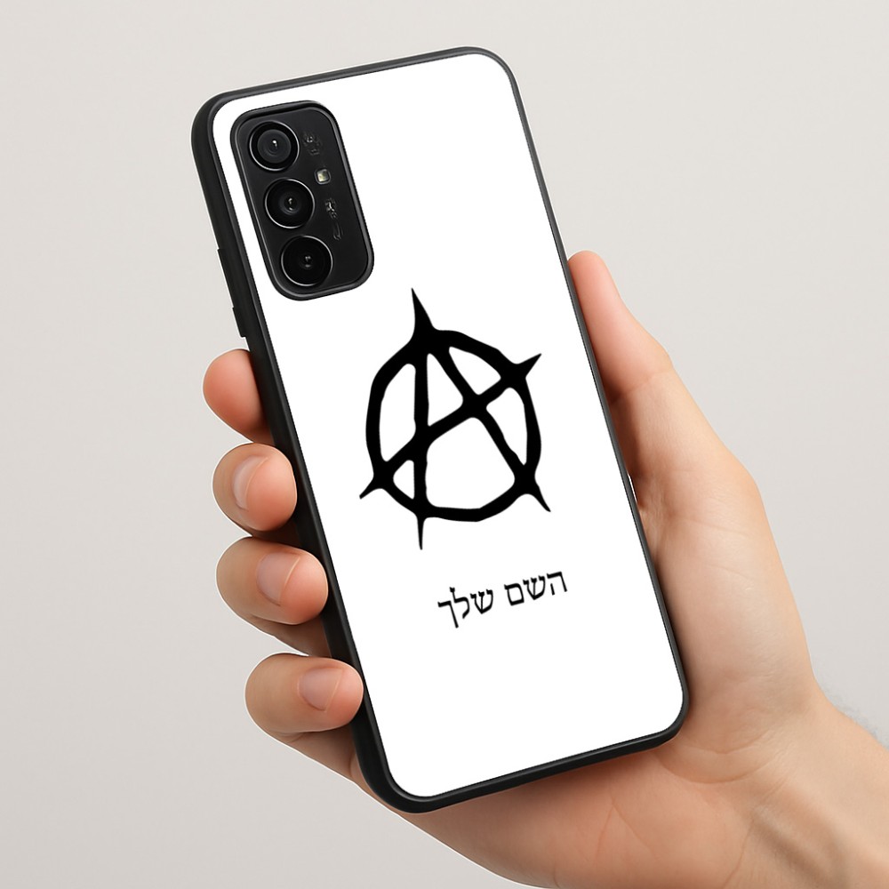 כיסוי בעיצוב אישי עם השם שלך לדגם - Motorola Moto G57 Power 5G בעיצוב אנרכיה