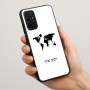 כיסוי בעיצוב אישי עם השם שלך לדגם - Motorola Moto G57 Power 5G בעיצוב מפת העולם