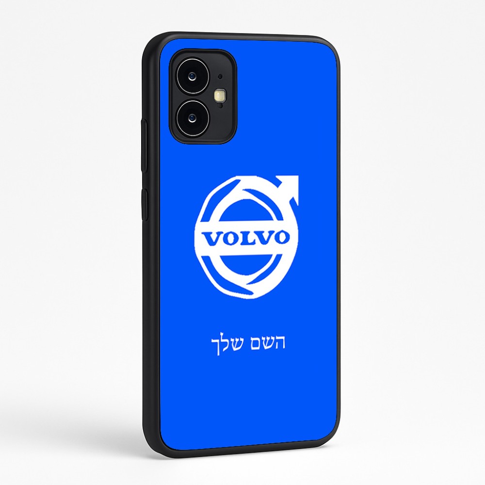 כיסוי בעיצוב אישי עם השם שלך לדגם - Motorola Moto G64 בעיצוב וולוו