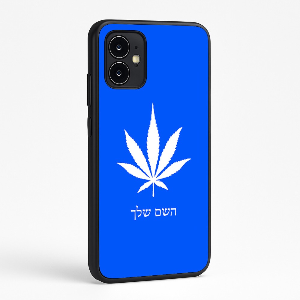 כיסוי בעיצוב אישי עם השם שלך לדגם - Motorola Moto G64 בעיצוב עלה מריחואנה - גראס