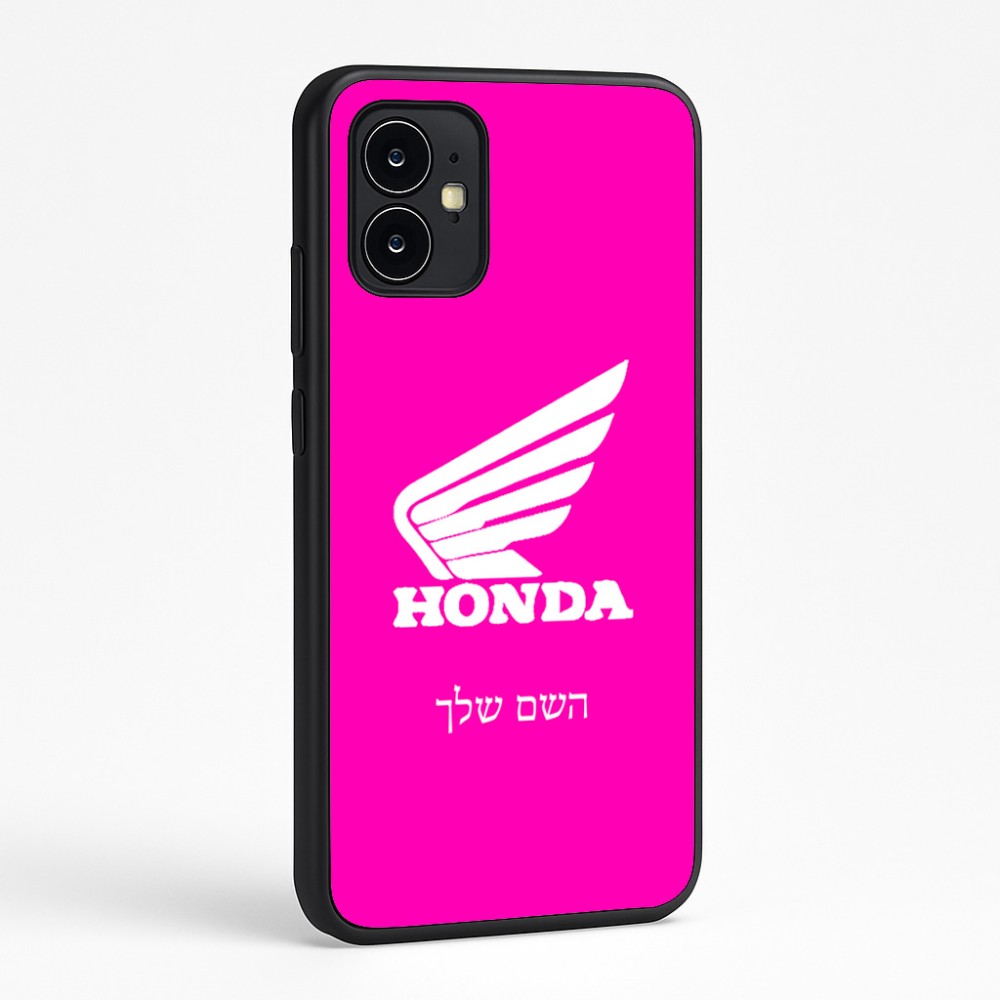 כיסוי בעיצוב אישי עם השם שלך לדגם - Motorola Moto G64 בעיצוב הונדה