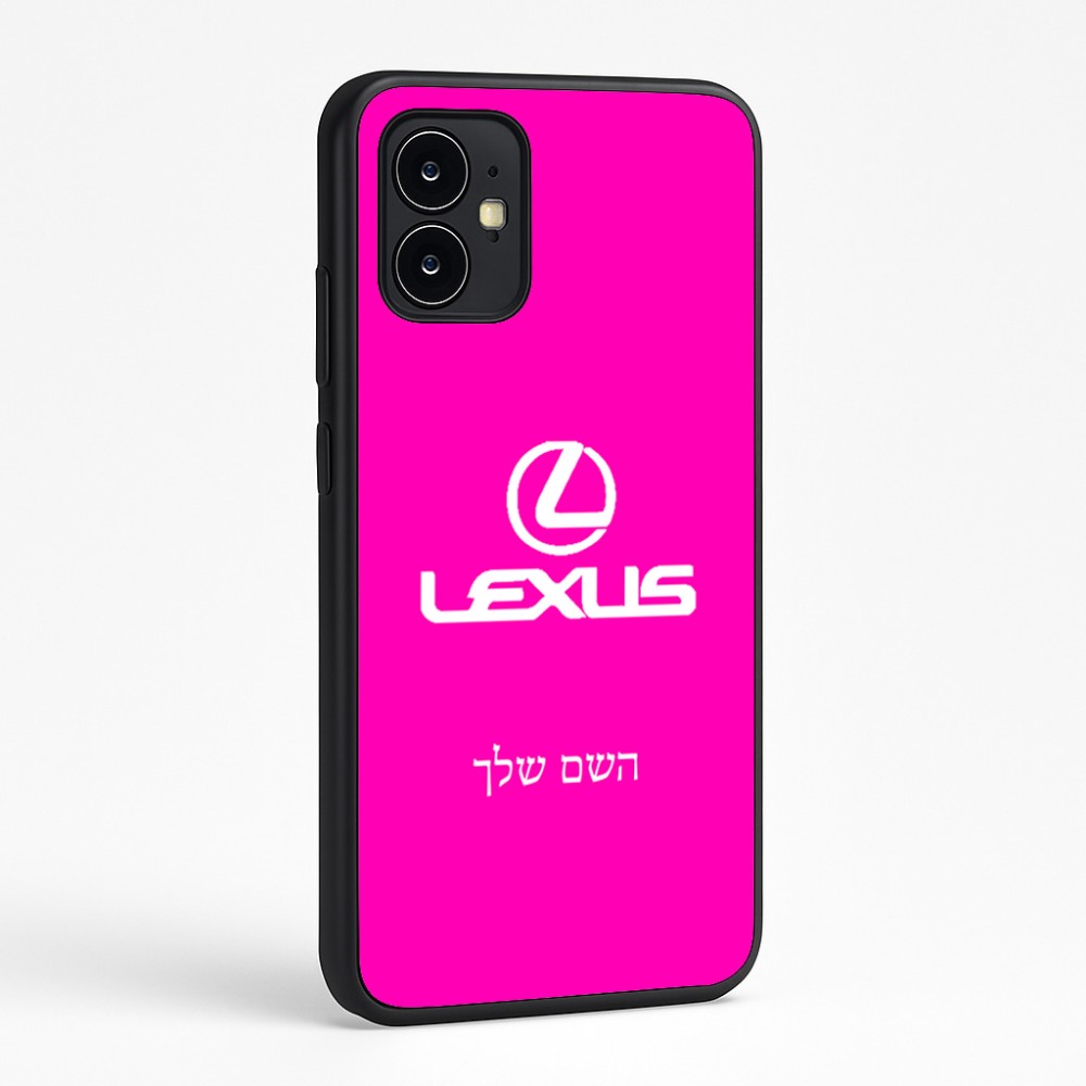 כיסוי בעיצוב אישי עם השם שלך לדגם - Motorola Moto G64 בעיצוב לקסוס