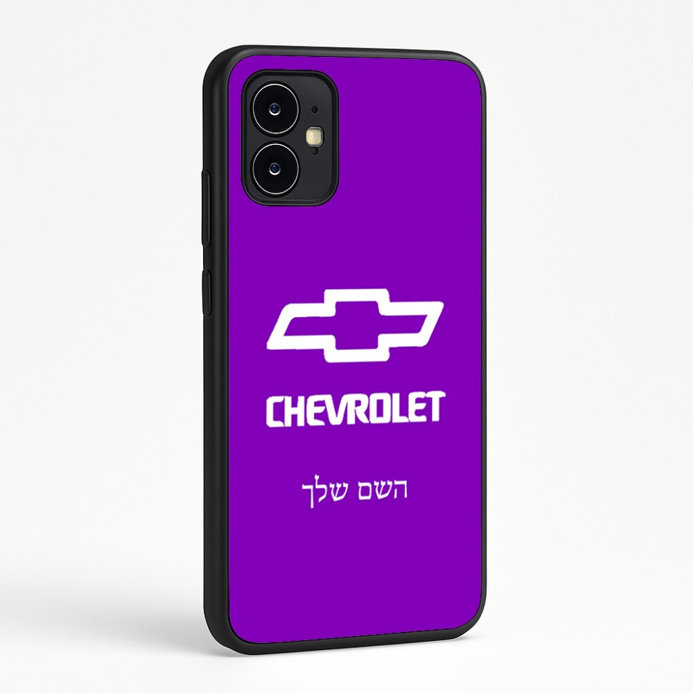 כיסוי בעיצוב אישי עם השם שלך לדגם - Motorola Moto G64 בעיצוב שברולט