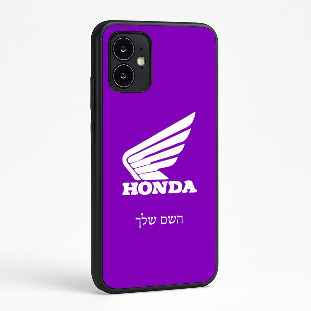 כיסוי בעיצוב אישי עם השם שלך לדגם - Motorola Moto G64 בעיצוב הונדה