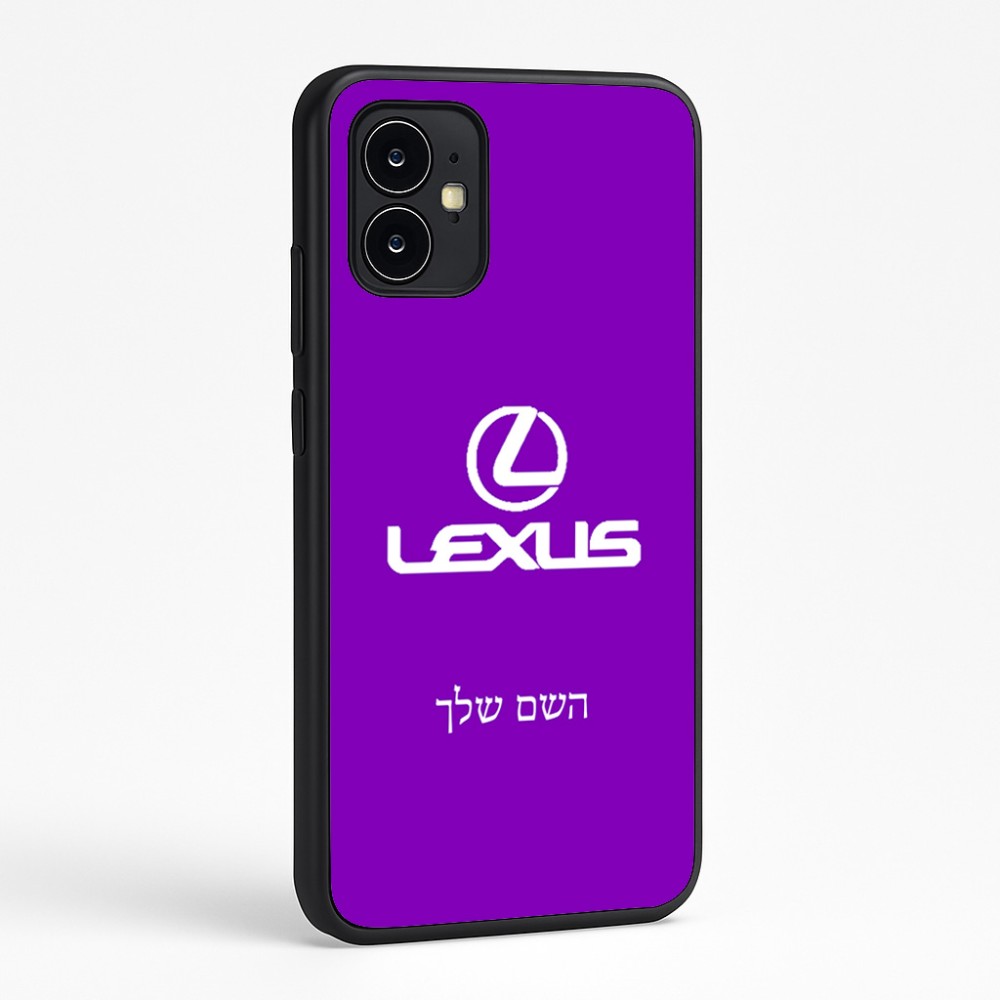 כיסוי בעיצוב אישי עם השם שלך לדגם - Motorola Moto G64 בעיצוב לקסוס