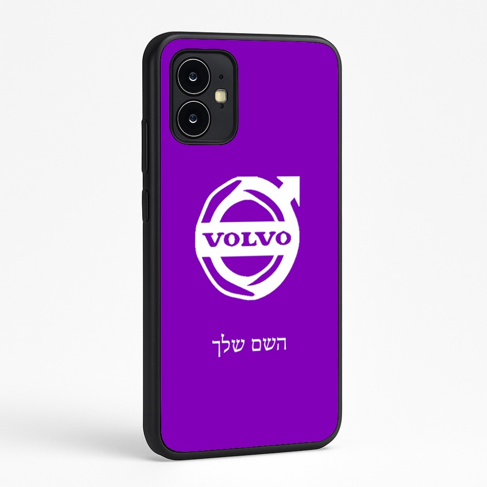 כיסוי בעיצוב אישי עם השם שלך לדגם - Motorola Moto G64 בעיצוב וולוו