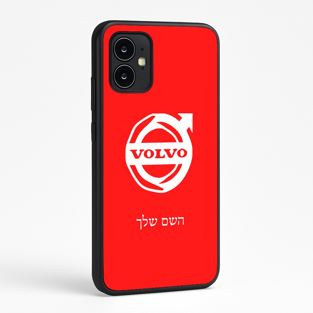 כיסוי בעיצוב אישי עם השם שלך לדגם - Motorola Moto G64 בעיצוב וולוו