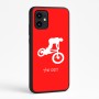 כיסוי בעיצוב אישי עם השם שלך לדגם - Motorola Moto G64 בעיצוב רוכב אופניים