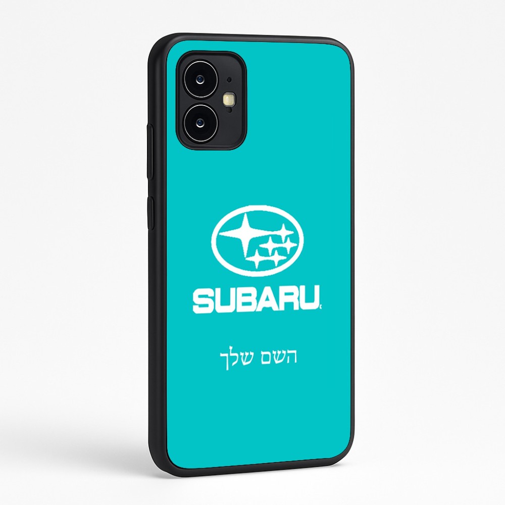 כיסוי בעיצוב אישי עם השם שלך לדגם - Motorola Moto G64 בעיצוב סובארו