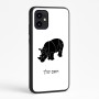 כיסוי בעיצוב אישי עם השם שלך לדגם - Motorola Moto G64 בעיצוב קרנף