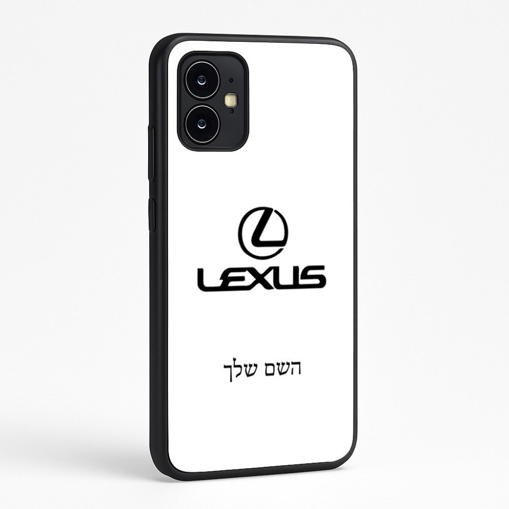 כיסוי בעיצוב אישי עם השם שלך לדגם - Motorola Moto G64 בעיצוב לקסוס