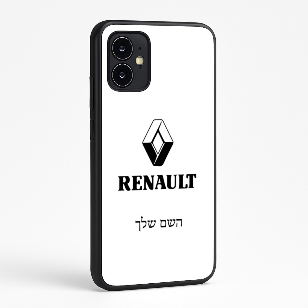כיסוי בעיצוב אישי עם השם שלך לדגם - Motorola Moto G64 בעיצוב רנו